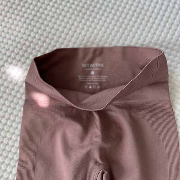 Set Active | Sculptflex High Waisted Seamless Leggings - Mauve - Picture 7 of 8